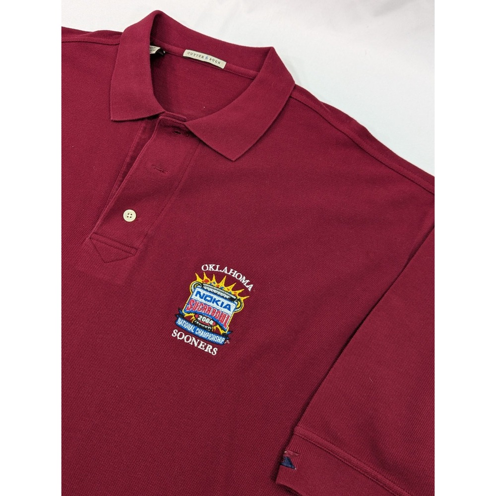 Cutter Buck 2004 Nokia Sugar‎ Bowl National Championship Oklahoma Sooners 2XL